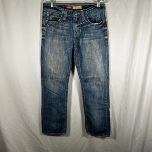 Buckle Big Star Jeans Men's 30 S Medium Wash Slim Straight Union Style